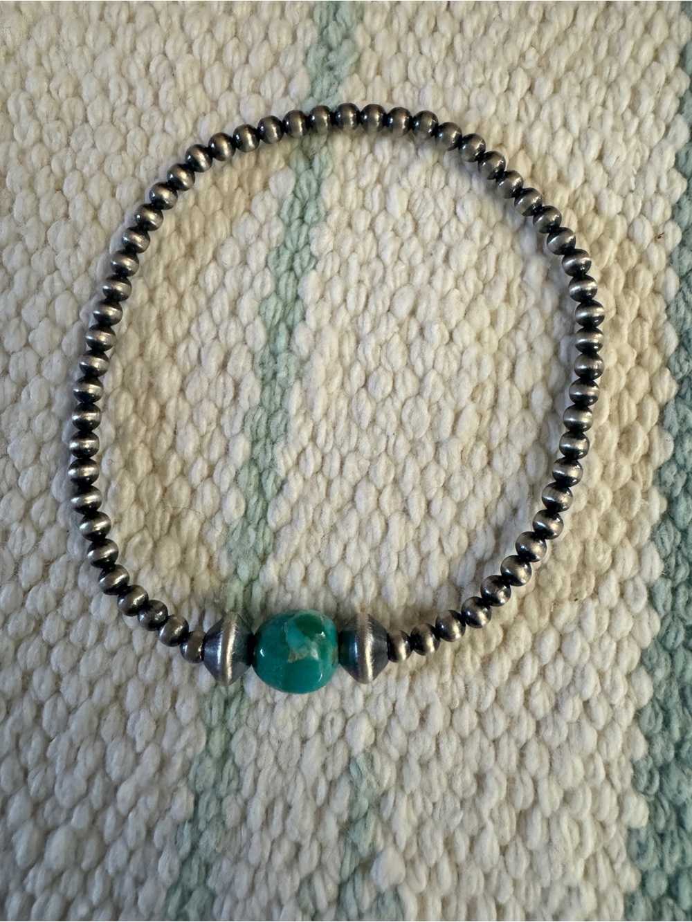 Mohave Turquoise stretch bracelet